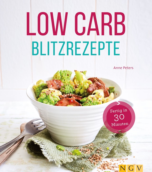 Couverture de livre pour Low Carb Blitzrezepte