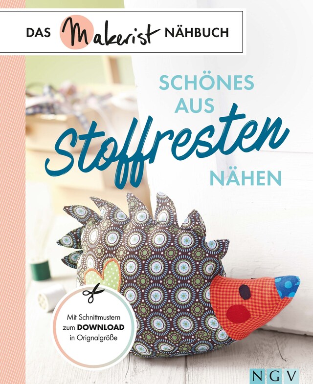 Buchcover für Schönes aus Stoffresten nähen