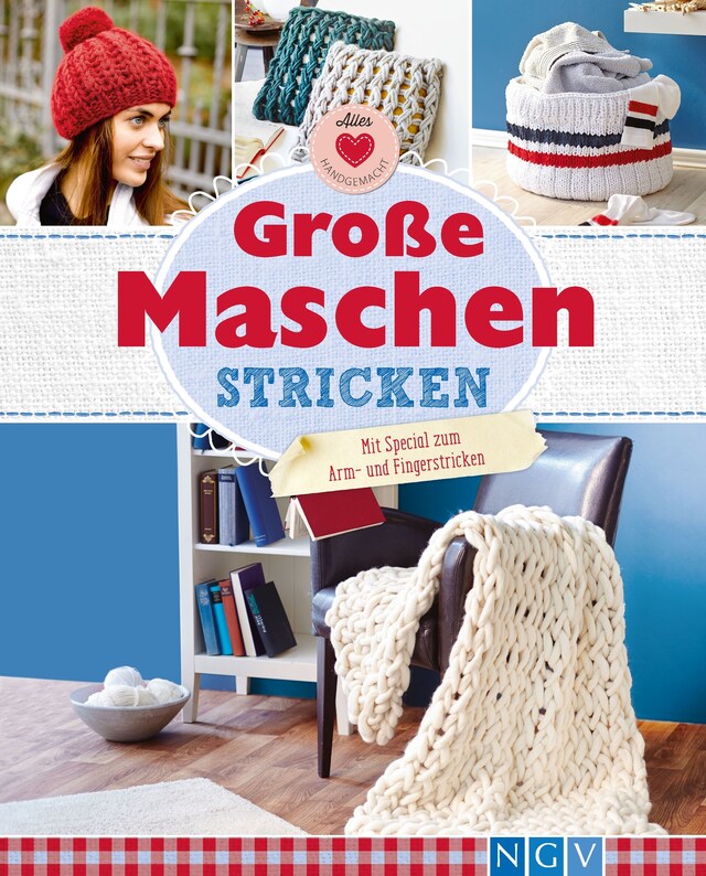 Book cover for Große Maschen stricken