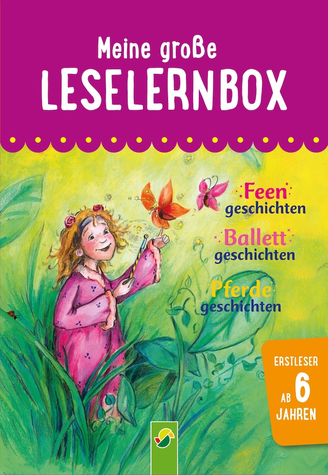 Book cover for Meine große Leselernbox: Feengeschichten, Ballettgeschichten, Pferdegeschichten