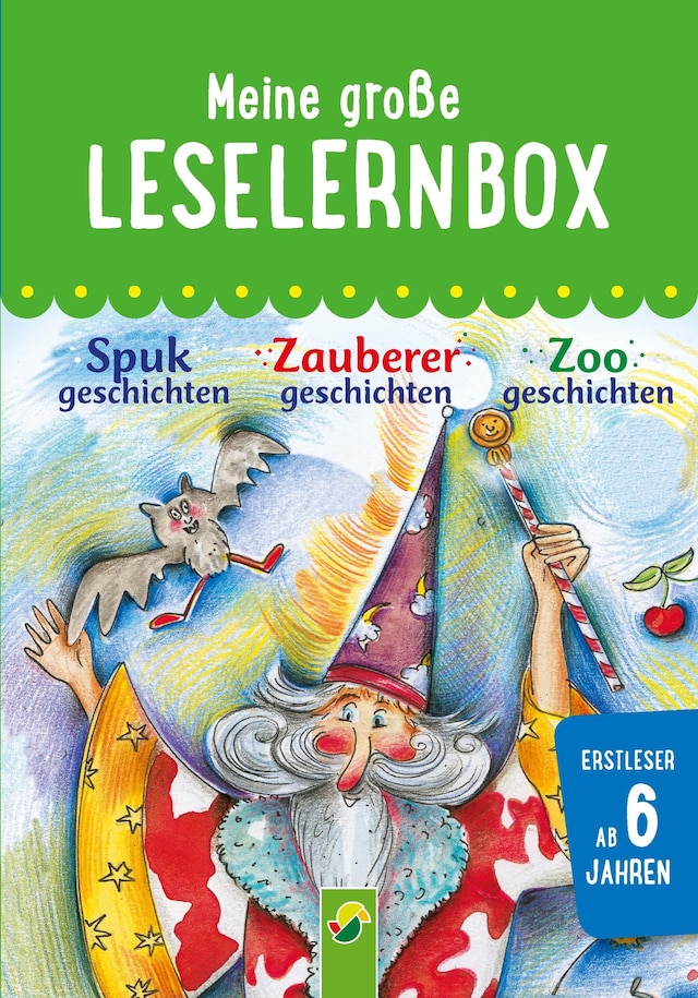 Buchcover für Meine große Leselernbox: Spukgeschichten, Zauberergeschichten, Zoogeschichten