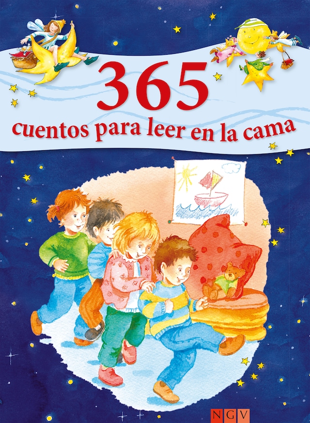 Book cover for 365 cuentos para leer en la cama