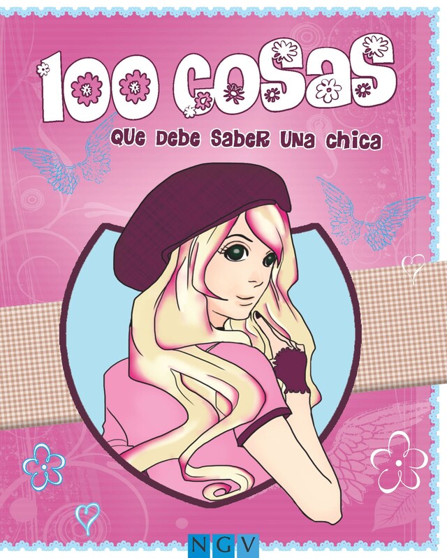 Portada de libro para 100 cosas que debe saber una chica