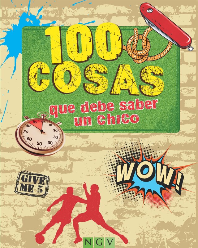 Portada de libro para 100 cosas que debe saber un chico