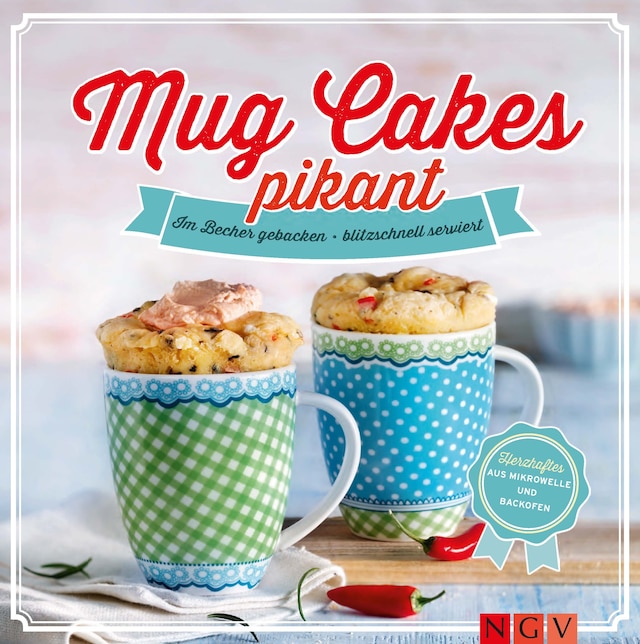 Buchcover für Mug Cakes pikant