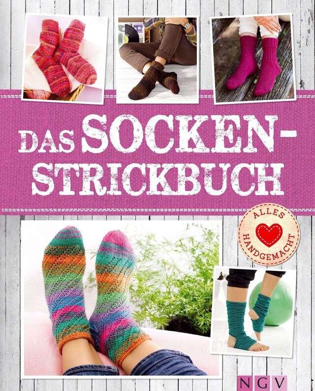 Kirjankansi teokselle Das Socken-Strickbuch