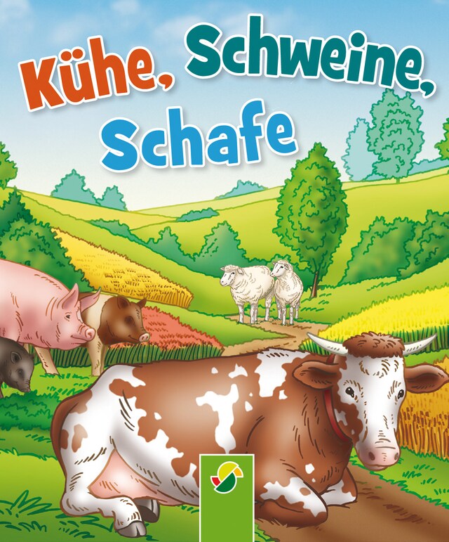 Buchcover für Kühe, Schweine, Schafe