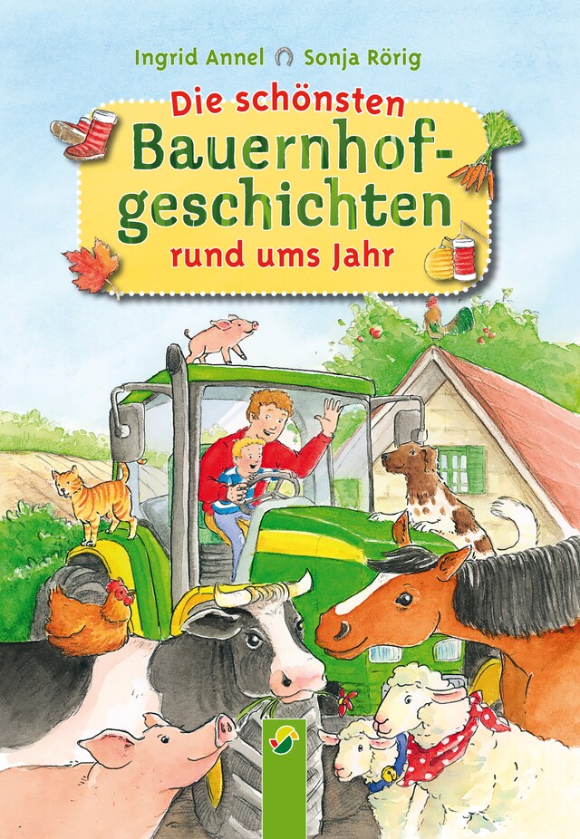 Buchcover für Die schönsten Bauernhofgeschichten rund ums Jahr