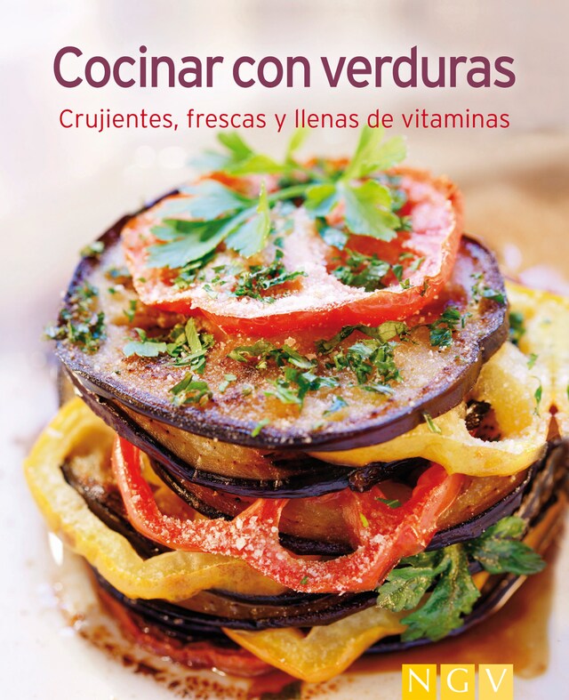 Portada de libro para Cocinar con verduras