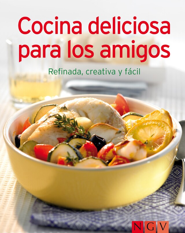 Book cover for Cocina deliciosa para los amigos