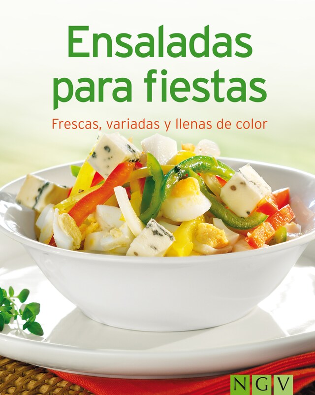 Buchcover für Ensaladas para fiestas