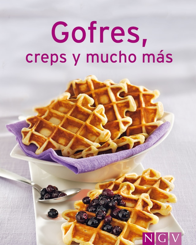 Buchcover für Gofres, creps y mucho más