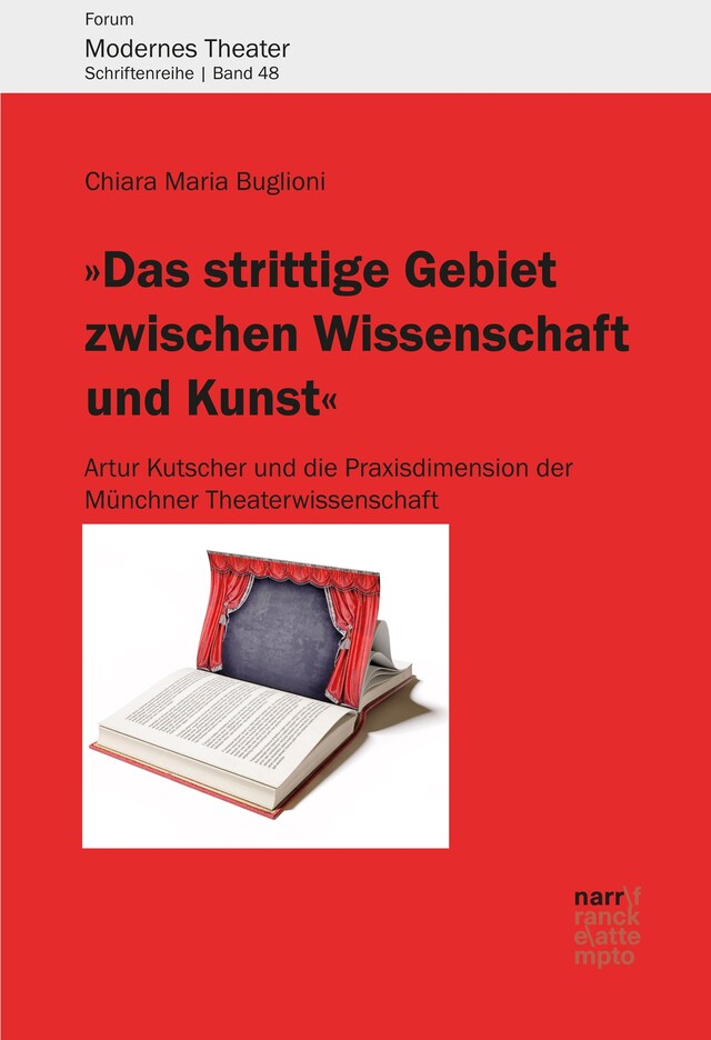 Kirjankansi teokselle "Das strittige Gebiet zwischen Wissenschaft und Kunst"