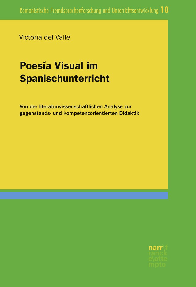 Portada de libro para Poesía Visual im Spanischunterricht