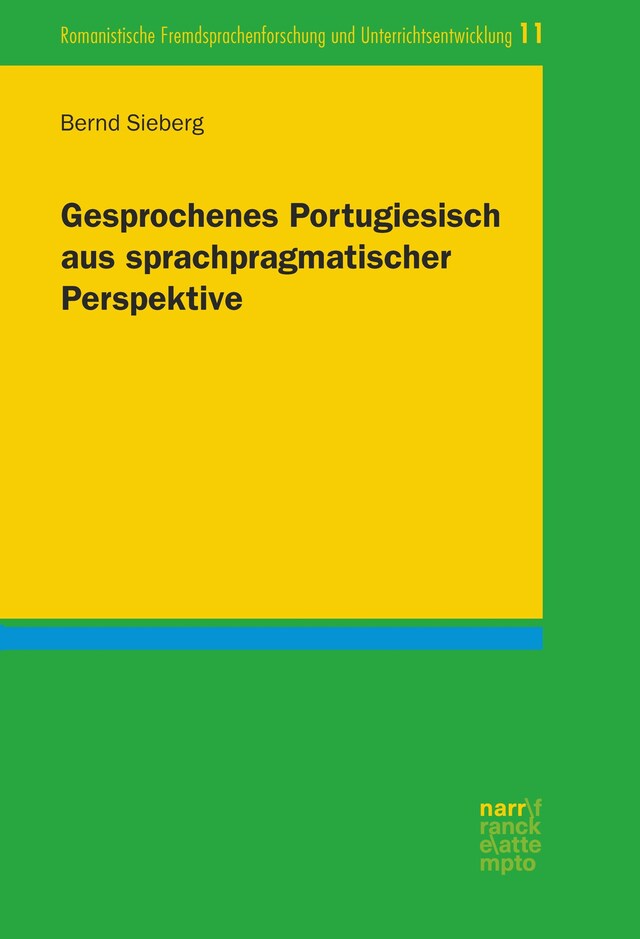 Kirjankansi teokselle Gesprochenes Portugiesisch aus sprachpragmatischer Perspektive