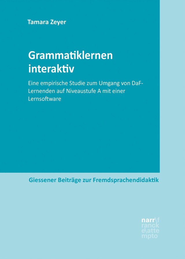 Book cover for Grammatiklernen interaktiv