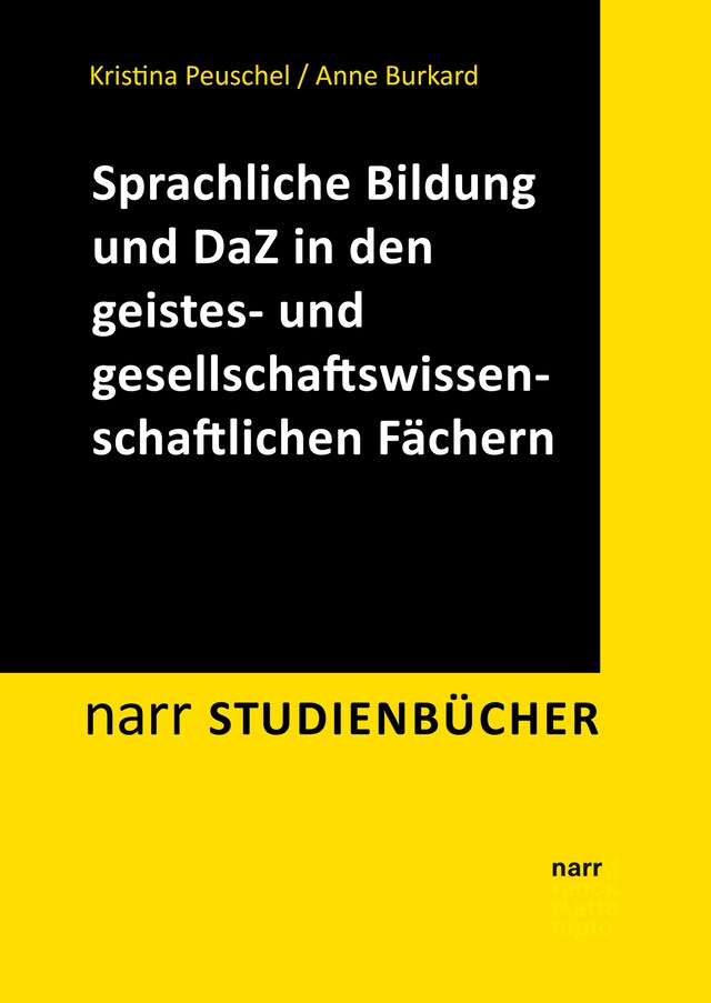 Book cover for Sprachliche Bildung und Deutsch als Zweitsprache in den geistes- und gesellschaftswissenschaftlichen Fächern