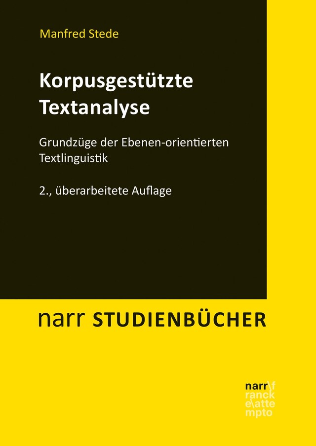 Boekomslag van Korpusgestützte Textanalyse