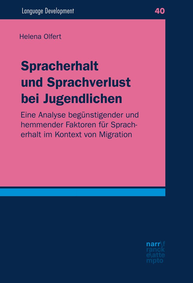 Book cover for Spracherhalt und Sprachverlust bei Jugendlichen