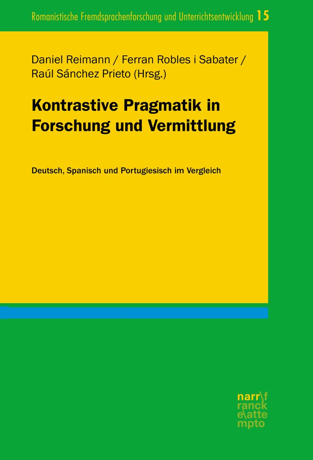 Boekomslag van Kontrastive Pragmatik in Forschung und Vermittlung