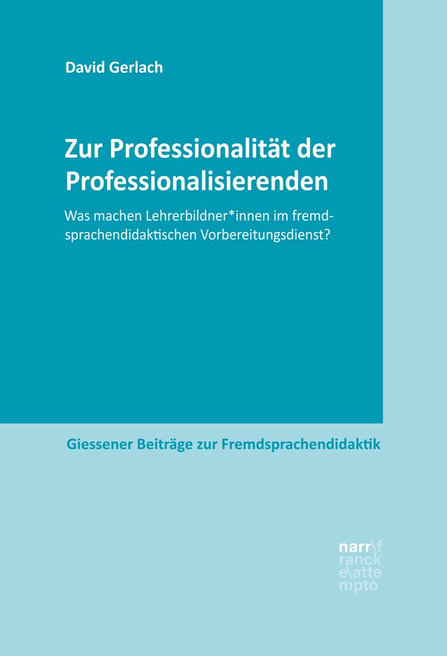 Kirjankansi teokselle Zur Professionalität der Professionalisierenden