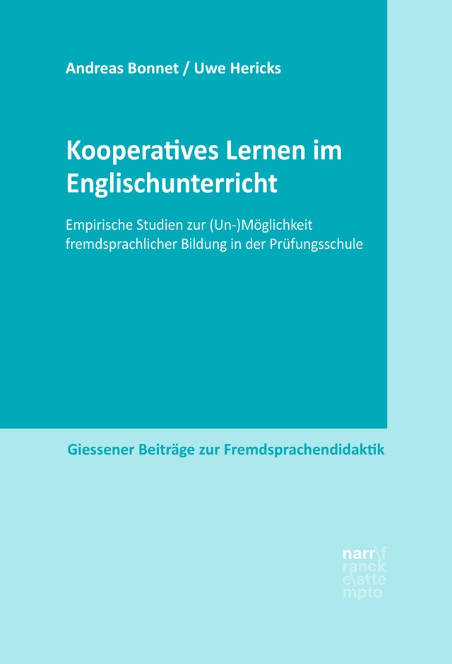 Couverture de livre pour Kooperatives Lernen im Englischunterricht