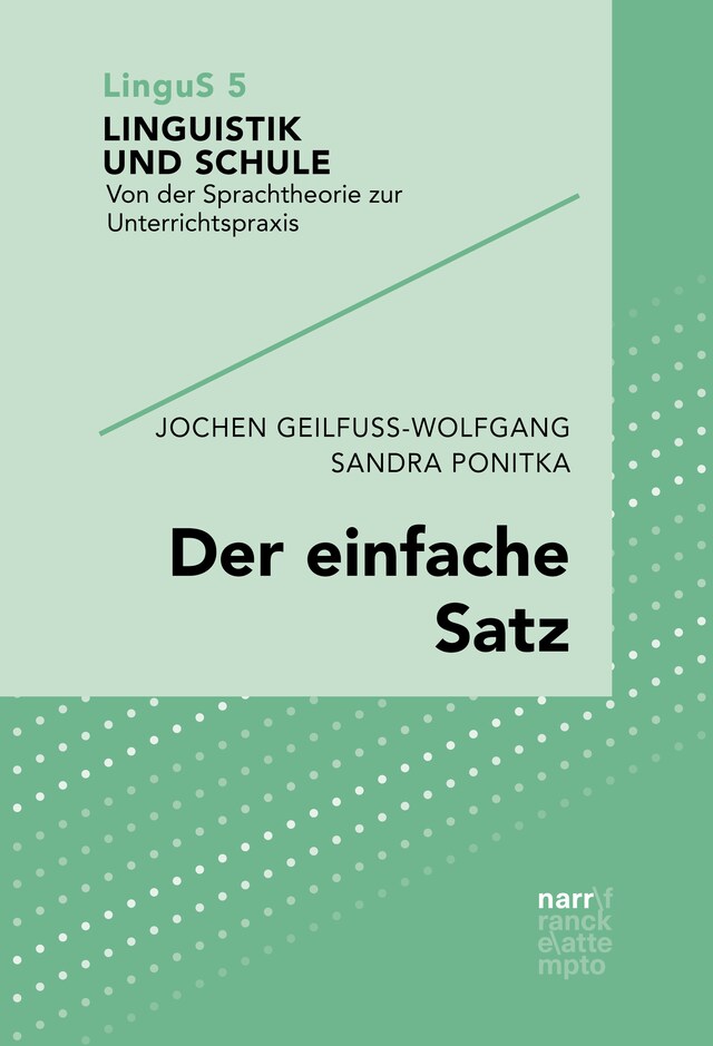 Kirjankansi teokselle Der einfache Satz