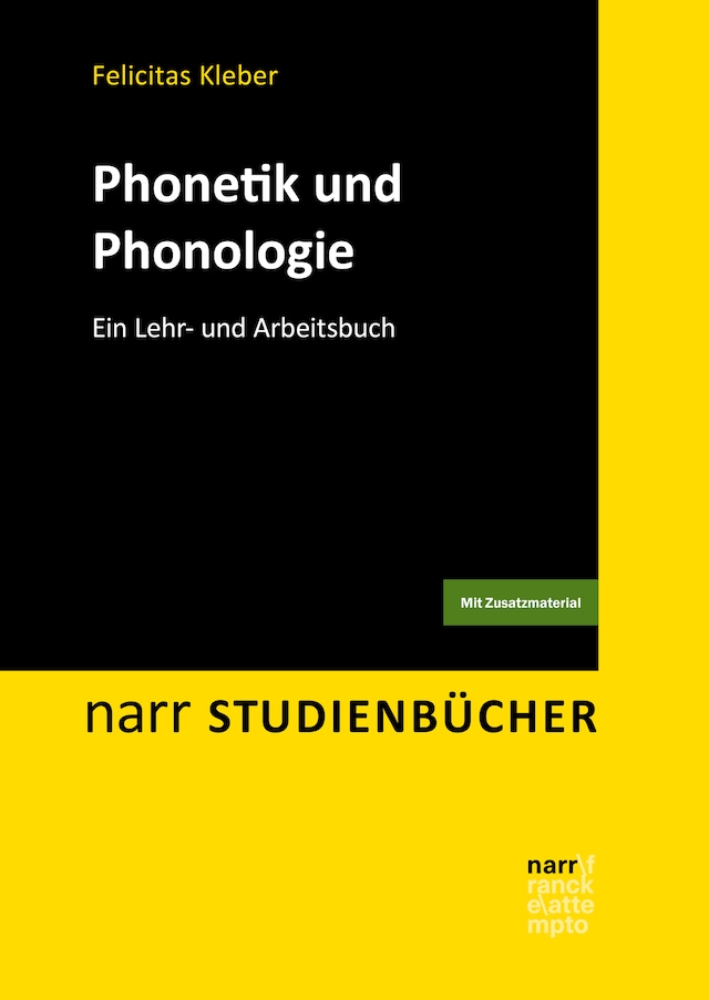 Kirjankansi teokselle Phonetik und Phonologie