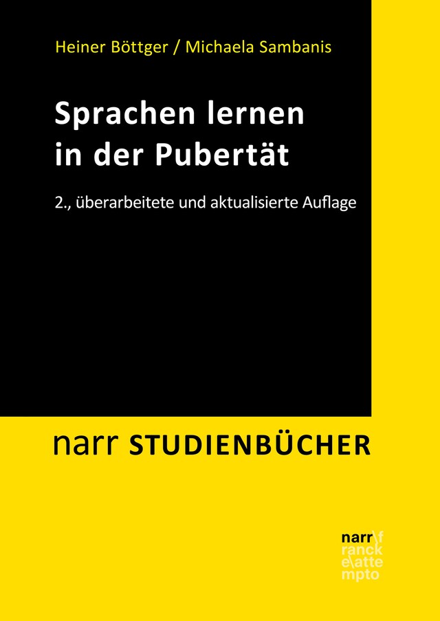 Kirjankansi teokselle Sprachen lernen in der Pubertät