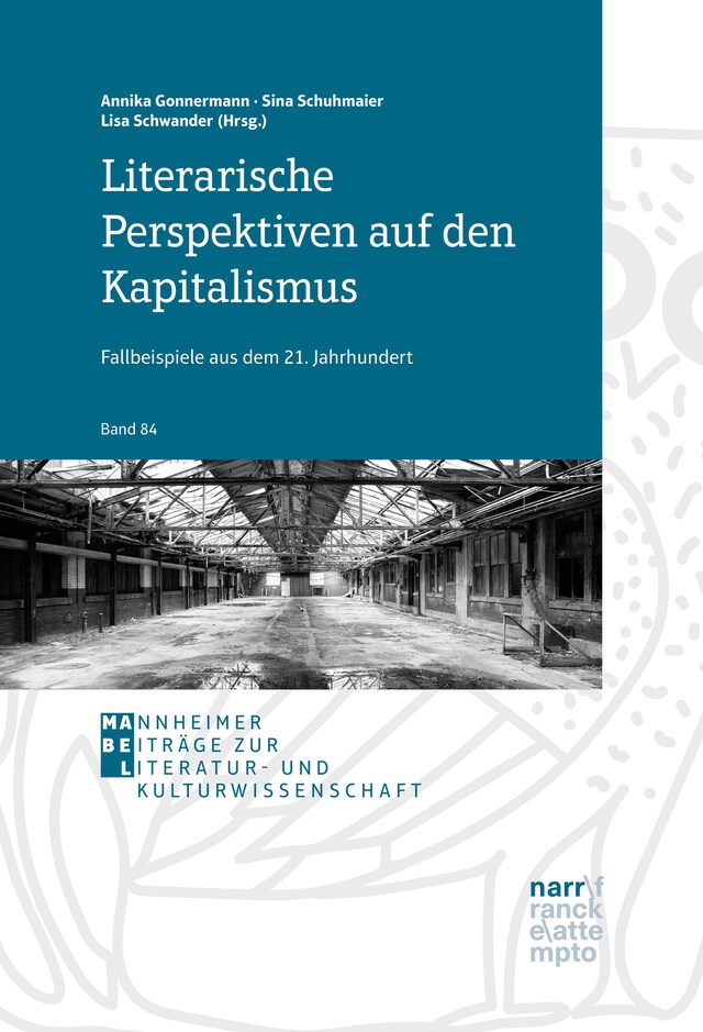 Book cover for Literarische Perspektiven auf den Kapitalismus