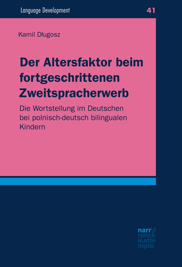 Book cover for Der Altersfaktor beim fortgeschrittenen Zweitspracherwerb