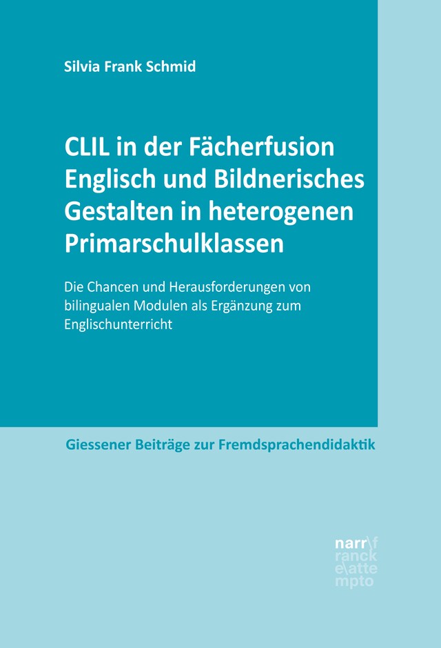 Buchcover für CLIL in der Fächerfusion Englisch und Bildnerisches Gestalten in heterogenen Primarschulklassen