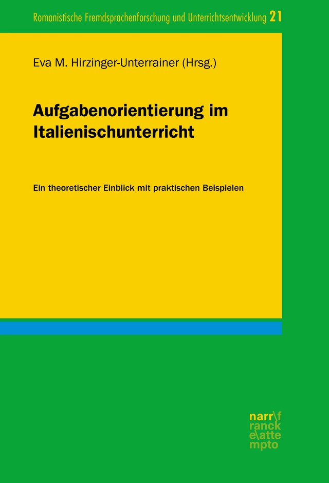 Kirjankansi teokselle Aufgabenorientierung im Italienischunterricht