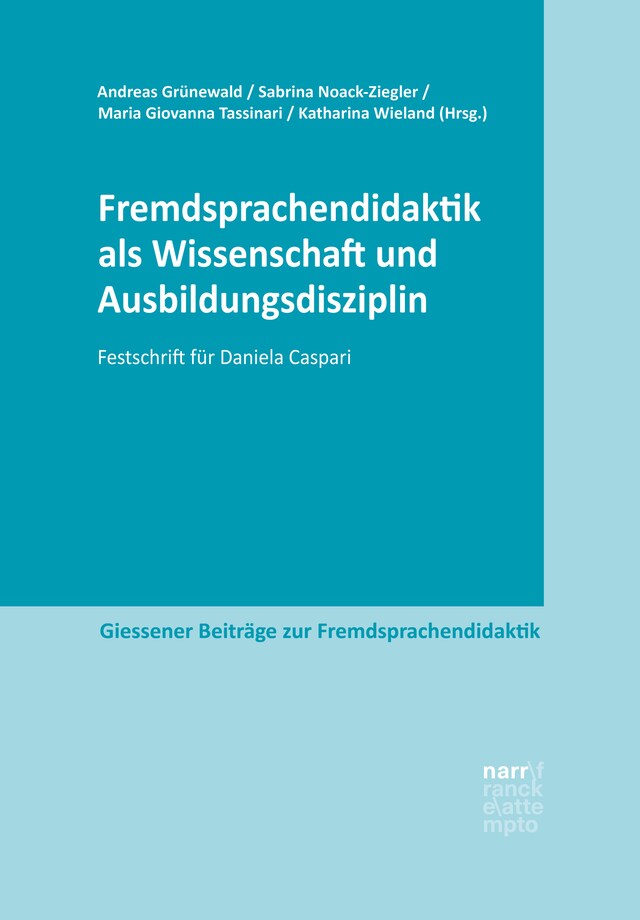 Boekomslag van Fremdsprachendidaktik als Wissenschaft und Ausbildungsdisziplin