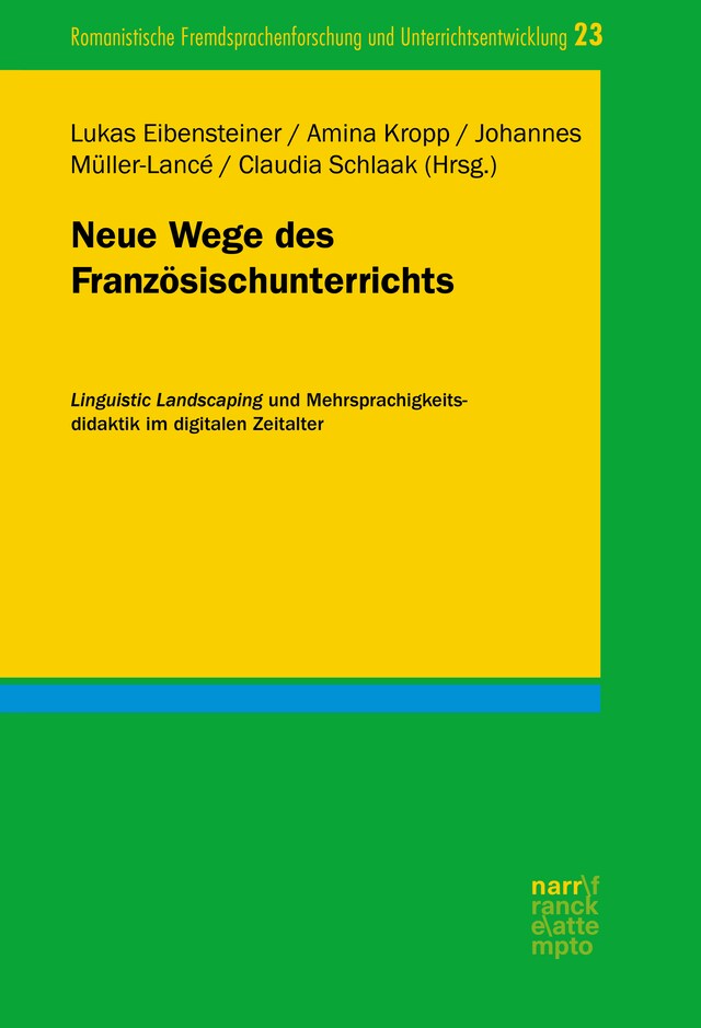 Okładka książki dla Neue Wege des Französischunterrichts