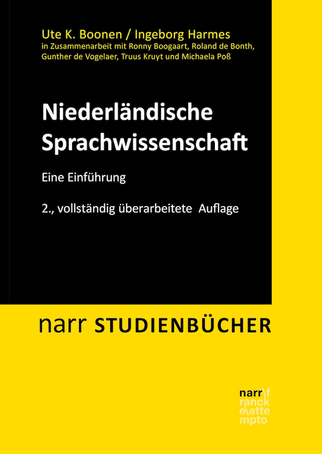 Kirjankansi teokselle Niederländische Sprachwissenschaft