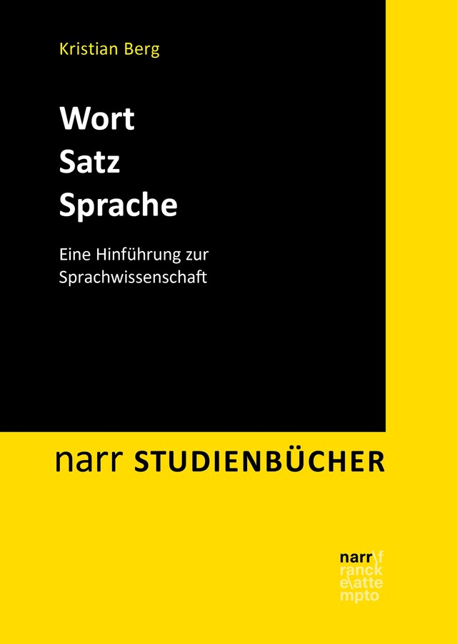 Kirjankansi teokselle Wort – Satz – Sprache