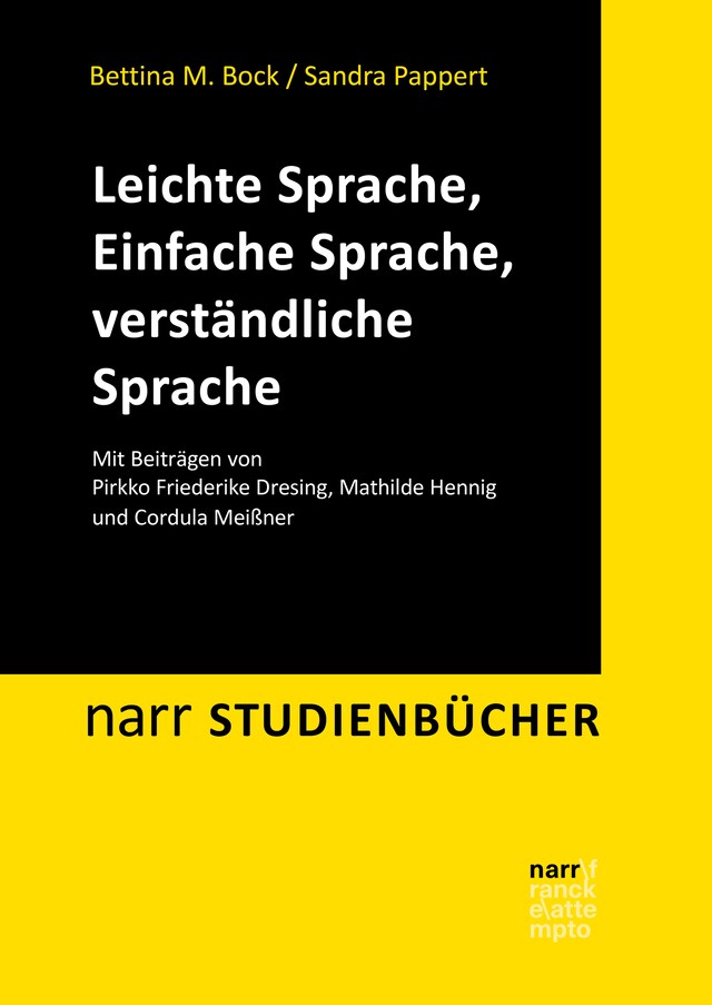 Book cover for Leichte Sprache, Einfache Sprache, verständliche Sprache