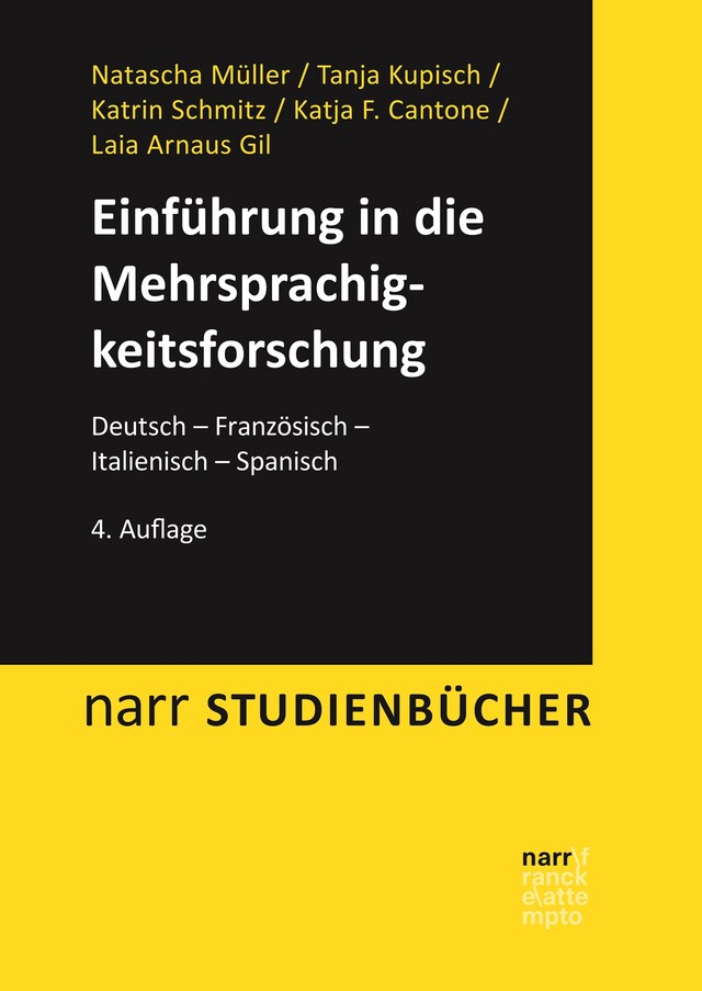 Kirjankansi teokselle Einführung in die Mehrsprachigkeitsforschung