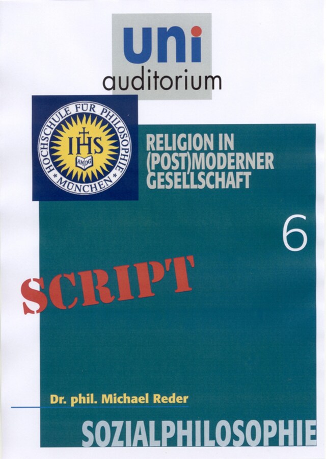 Book cover for Sozialphilosophie, Teil 6