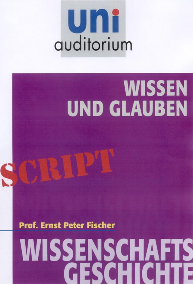 Book cover for Wissen und Glauben