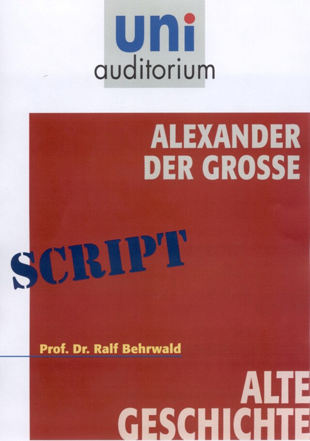 Book cover for Alexander der Gro