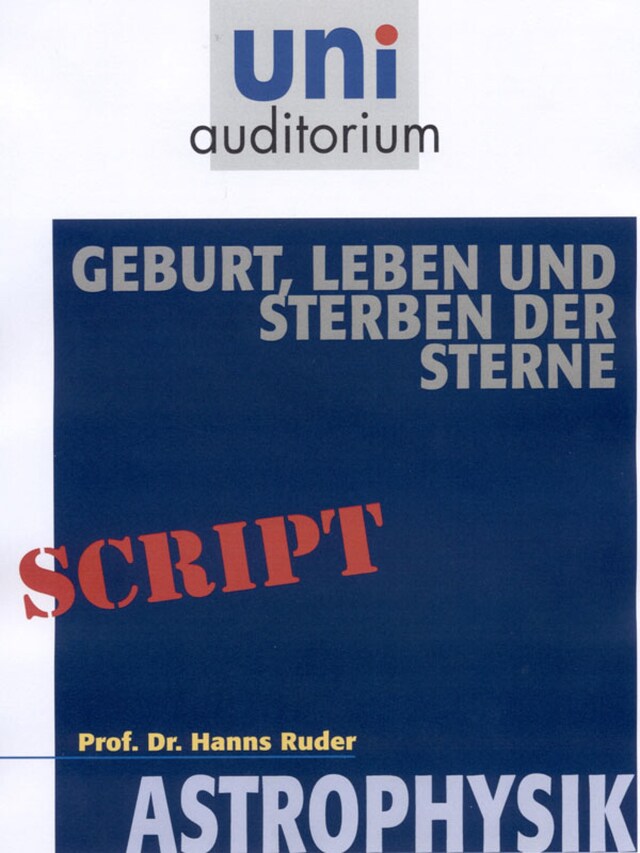 Book cover for Geburt, Leben und Sterben der Sterne