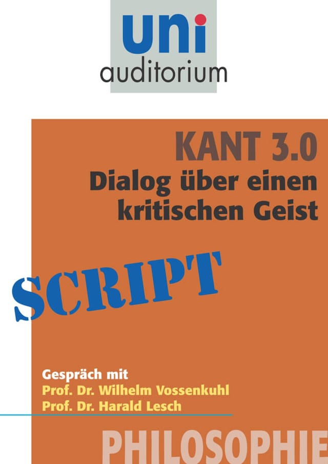 Buchcover für Kant 3.0 - Dialog