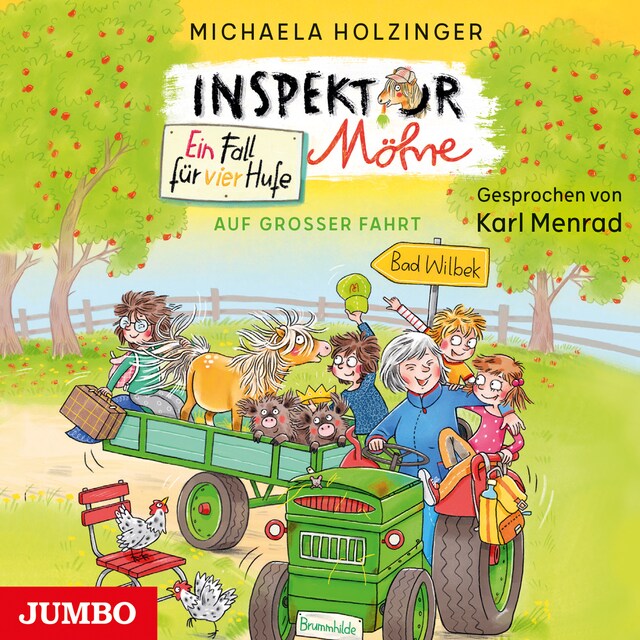 Kirjankansi teokselle Inspektor Möhre - ein Fall für vier Hufe. Auf großer Fahrt [Band 3 (Ungekürzt)]