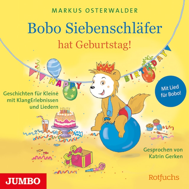 Buchcover für Bobo Siebenschläfer hat Geburtstag!