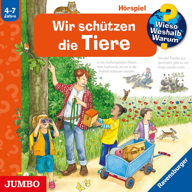 Bokomslag för Wir schützen die Tiere [Wieso? Weshalb? Warum? Folge 43]