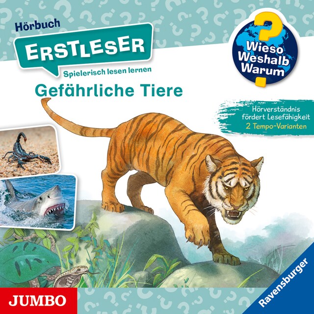 Bokomslag för Gefährliche Tiere [Wieso? Weshalb? Warum? ERSTLESER Folge 16]