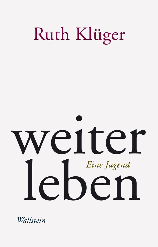 Book cover for weiter leben