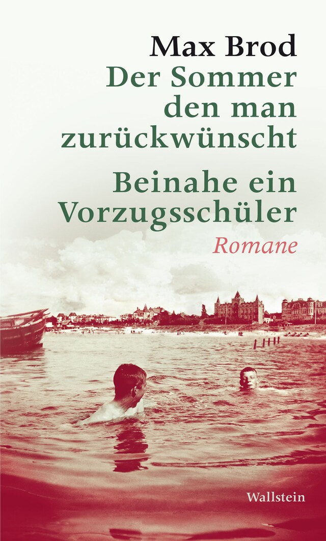 Kirjankansi teokselle Der Sommer den man zurückwünscht / Beinahe ein Vorzugsschüler